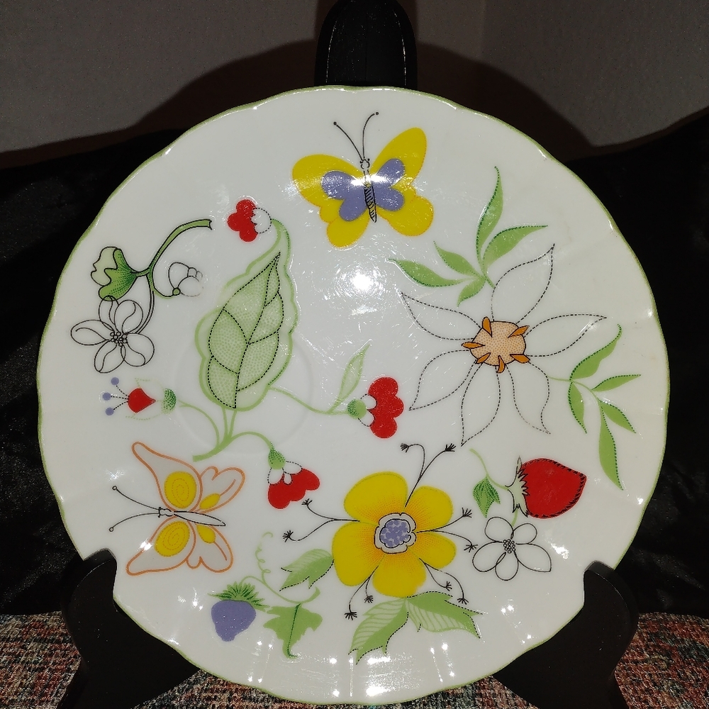Vintage 1960s Love Story Pattern Taste Setter by Sigma, Luncheon Set - 2 Pieces